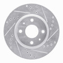 R1 1974-1984 Ford COURIER (USA/Canada) Front Right Drilled & Slotted Silver Brake Rotor