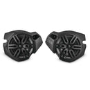 DS18 Polaris RZR Front Kick Panel Pods Loaded Enclosure 2x 6.5in Spkr Built-in Amp + Twtr Bluetooth
