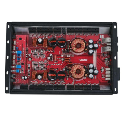 DS18 4-Channel Amp 2x 1000/4ohm Bridge 4 x 550/2ohm 4 x 300/4ohm Watts RMS Black