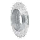 R1 06-10 Ford Explorer Sport Trac Front & Rear Drilled & Slotted Silver Brake Rotor Set