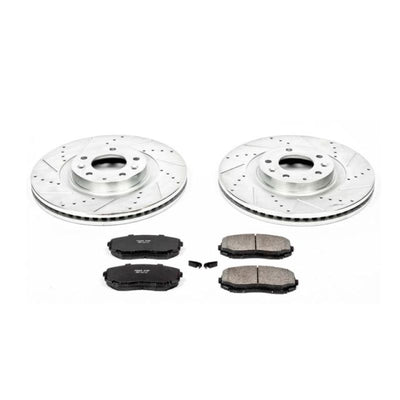 Power Stop 11-15 Mazda CX-9 Front Z23 Evolution Sport Brake Kit w/Calipers