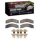 DFC 11-19 Chevrolet Suburban 3500 HD Rear Geospec Rotors Ultimate Duty Perf Brake Pads w/Hardware