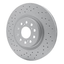 DFC 17-25 Honda Civic Hatchback Front Drilled GeoSPEC Coated Rotor