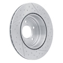 DFC 06-13 BMW 328i Rear Brake Rotor - Dimpled and Slotted