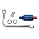 Edelbrock Chromed Steel Fuel Line and Filter Kit Fo Eps Carbs