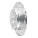 R1 99-08 Acura TL Front & Rear Drilled & Slotted Silver Brake Rotor Set