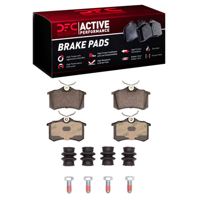 DFC 97-08 Audi A8 Rear Active Performance Pads and Hardware Kit
