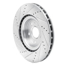 R1 10-15 Chevrolet Camaro Front & Rear Drilled & Slotted Silver Brake Rotor Set