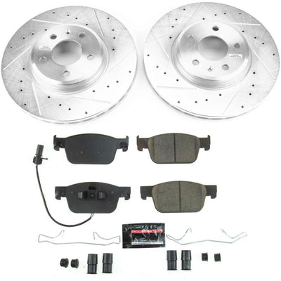 Power Stop 2019 Audi A4 Front & Rear Z23 Evolution Sport Brake Kit