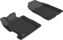 3D MAXpider 2006-2011 Honda Civic Coupe Kagu 1st & 2nd Row Floormats - Black