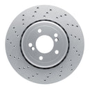 DFC 08-13 BMW M3 Left Rear Drilled GeoSPEC Coated Rotor