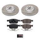 Power Stop 13-16 Ford Escape Front and Rear Semi-Coated Rotor Kit