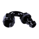 Russell 8AN Twist-Lok 150 Degree Hose End - Black