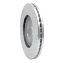 R1 06-12 Mercedes-Benz ML550 Front Left Drilled & Slotted Silver Brake Rotor