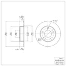 DFC 96-05 Audi A4 Quattro Front & Rear Geospec Rotors
