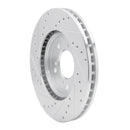 R1 91-96 Acura NSX Front Right Drilled & Slotted Silver Brake Rotor