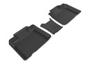 3D MAXpider 2015-2020 Ford Edge Kagu 1st & 2nd Row Floormats - Black