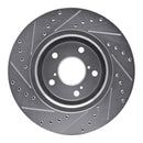 R1 17-20 Acura MDX Front & Rear Drilled & Slotted Silver Brake Rotor Set