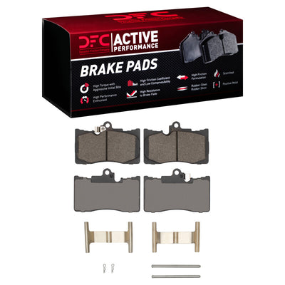 DFC 06-25 Lexus GS430 Front Active Performance Pads and Hardware Kit