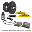 EBC Racing 01-07 Acura RSX Type S 2.0L Yellow Apollo-4 Calipers 330mm Rotors Front Big Brake Kit