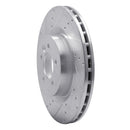 R1 06-16 Land Rover Range Rover Sport Front & Rear Drilled & Slotted Silver Brake Rotor Set