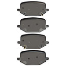 DFC 20-25 Ford Explorer Rear 5000 Advanced Ceramic Brake Pads and Hardware Kit