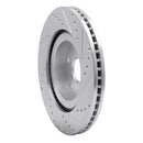 R1 19-24 Subaru Forester Front & Rear Drilled & Slotted Silver Brake Rotor Set
