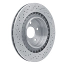 DFC 05-11 Mercedes-Benz SLK55 AMG Rear Drilled and Slotted Brake Rotor