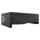 DS18 Single 10in Shallow Subwoofer and Enclosure 300 Watts RMS Downfiring Sealed Black Carpet