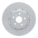 DFC 11-11 Saab 9-5 Front Drilled Hi-Carbon Alloy Geomet Coated Rotor