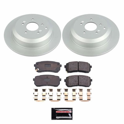 Power Stop 07-12 Hyundai Veracruz Front & Rear Z17 Evolution Geomet Coated Brake Kit
