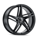 Kraze KR195 Milano 20x8.5 / 5x112 BP / 38mm Offset / 66.56mm Hub Satin Black Wheel