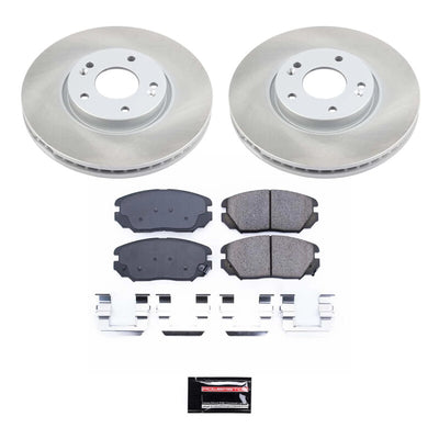 Power Stop 06-08 Hyundai Sonata Front and Rear Semi-Coated Rotor Kit