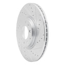 R1 06-07 Mazda 6 Front Drilled & Slotted Silver Brake Rotor Set