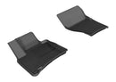 3D MAXpider 2011-2018 Porsche Cayenne Kagu 1st & 2nd Row Floormats - Black