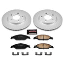 Power Stop 99-04 Ford Mustang Front & Rear Z17 Evolution Geomet Coated Brake Kit