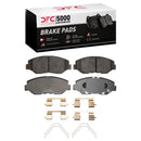 DFC 16-21 Honda Civic Front & Rear Geospec Rotors with 5000 Advanced Brake Pads w/Hardware