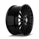 Touren 3610 TR10 24x10 / 5x114.3/127 BP / 35mm Offset / 78.3mm Hub Gloss Black Wheel