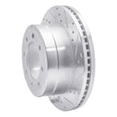 R1 11-22 Ford F-350 Super Duty Rear Drilled & Slotted Silver Brake Rotor Set