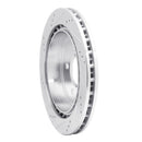 R1 03-11 Cadillac CTS Rear Right Drilled & Slotted Silver Brake Rotor
