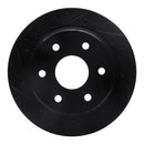 R1 00-14 Cadillac Escalade EXT Rear Left Drilled & Slotted Black Brake Rotor
