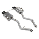 Dinan 08-13 BMW M3 (E92/E93) Free Flow Axleback Exhaust System - Black Tips