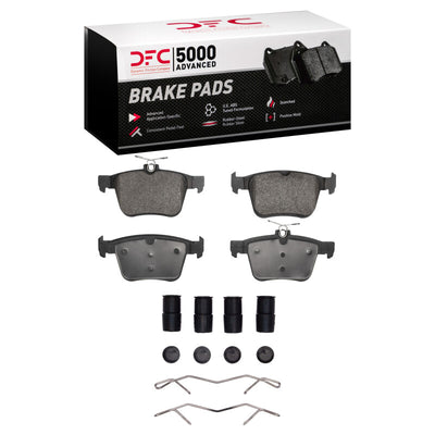 DFC 16-23 Audi TT Quattro Rear Drilled & Slotted Geoperformance Rotors 5000 Advanced Pads w/Hardware