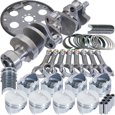 Eagle Chevy LT1350 1Pc 3.750in Crank 5.700in I-Beam Rods 4.060in Pistons 153 Tooth FP Blncd Assembly