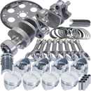 Eagle Chevy LT1350 1Pc 3.750in Crank 5.700in I-Beam Rods 4.060in Pistons 153 Tooth FP Blncd Assembly