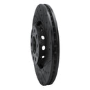 R1 97-06 Audi A4 Quattro Front Right Drilled & Slotted Black Brake Rotor