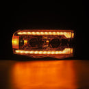 AlphaRex 02-05 Dodge Ram 1500 LUXX LED Proj Headlights Plank Style Chrome w/Activ Light/Seq Signal