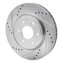R1 05-26 Suzuki Equator Front Drill & Slot Silver Rotors