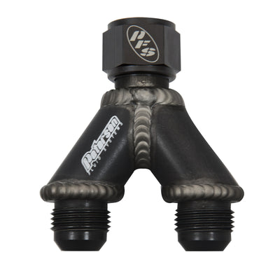 Peterson Fluid Systems Y-Manifold -16AN B-Nut To 12/12