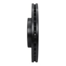 R1 06-12 Mercedes-Benz ML500 (USA/Canada) Front Right Drilled & Slotted Black Brake Rotor